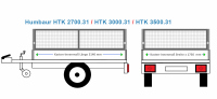 Humbaur Anhängeraufbau HTK 31, 3140 x 1750