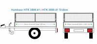 Humbaur Anhängeraufbau HTK 41, 4100 x 2100...
