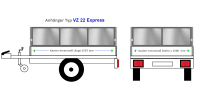 Blechbordwand Agados Anhängeraufbau VZ 22 Express...