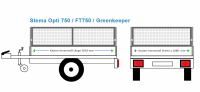 Laubgitter Stema Anhängeraufbau Opti750, FT750,...