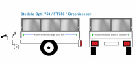 Blechbordwand Stema Anhängeraufbau Opti750, FT750,...