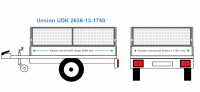 Laubgitter Unsinn Anhängeraufbau UDK 2636 - 13 -...