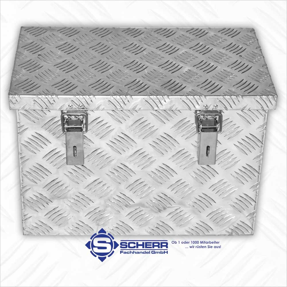 Metallbox / Deichselbox / Staubox aus Aluminium 760 x 330 x 245mm